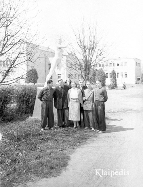 pavadinimas: Klaipėdos lengvaatlečiai Kaune. 1956, raktai: lengvoji atletika